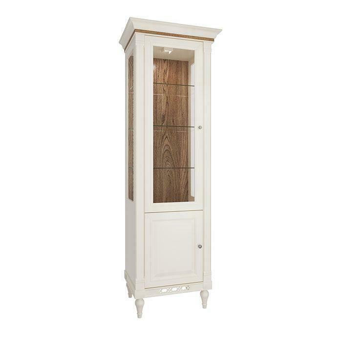 Klassische Vitrine Schrank Vitrinenschrank Vitrinen Anrichten Glas Schränke Neu