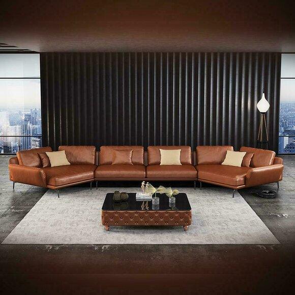 Ecksofa Italienische Möbel Wohnzimmer Couch Polster Luxus Sofa Eckgarnitur