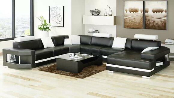 Eckgarnitur Ecksofa Polster Eckcouch Couch 2tlg Set Neu Moderne