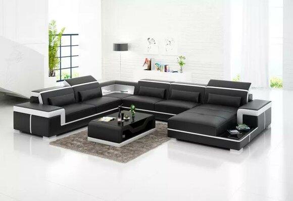 Eckgarnitur Ecksofa Polster Eckcouch Moderne Wohnzimmer Sofa Couch