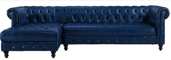 Chesterfield Ecksofa Sofa Couch Polster Eckgarnitur klassische Möbel