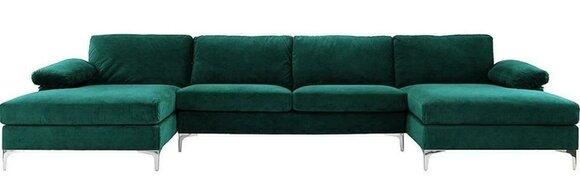 Ecksofa Wohnlandschaft Couch Eckgarnitur Eckcouchen Polster Design