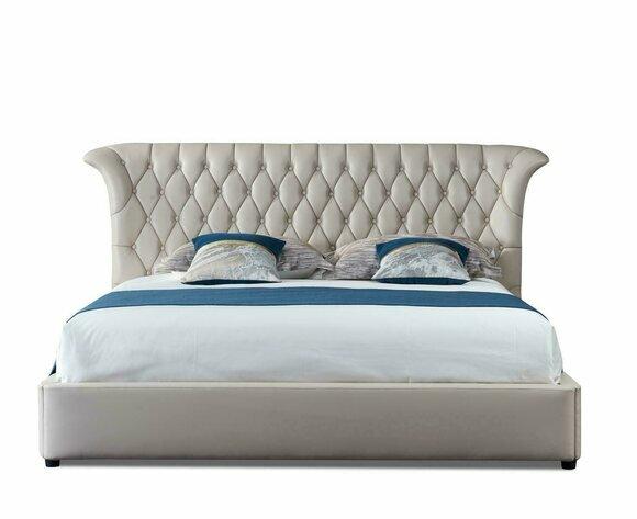 Design Leder Bett Ehe Chesterfield Hotel Luxus Schlaf Zimmer Doppel Betten Neu