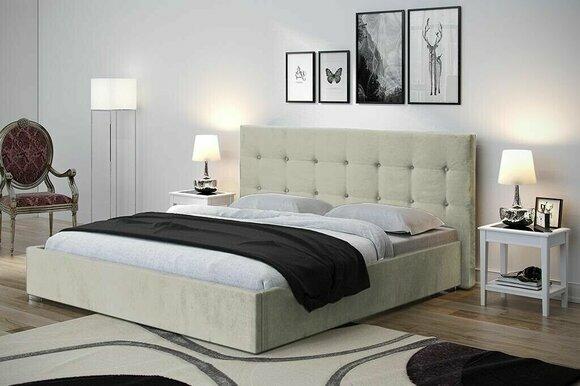 Luxus Polster Design Betten Doppel Modernes Bett Ehe Exklusiv 180x200 cm