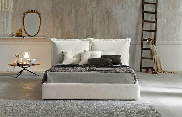 Klassisches Design Bett Polster Betten Textil 140x200cm jvmoebel ® Schlafzimmer