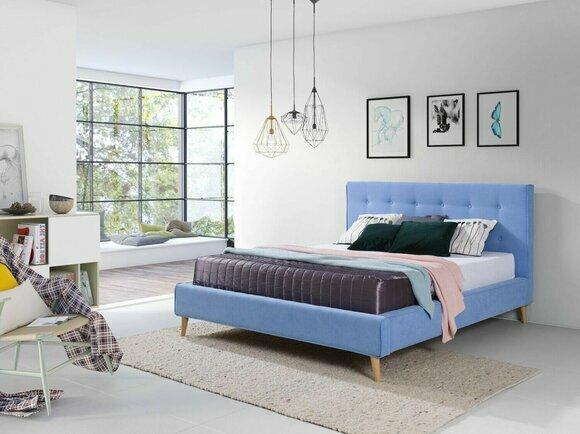 Design Chesterfield Leder Bett Hotel Betten Schlafzimmer Neu Samt Polster