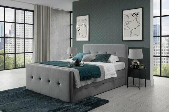 Designer Polsterbett Bett Betten Lederbett Doppelbett Ehebett Designerbett NEU