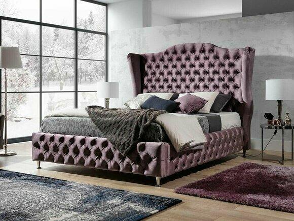 Königliches Chesterfield Bett Doppel Betten Schlafzimmer Möbel 180x200cm