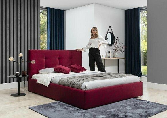 Klassisches Luxus Betten Polster Samt Textil Hochwertiges Schlafzimmer