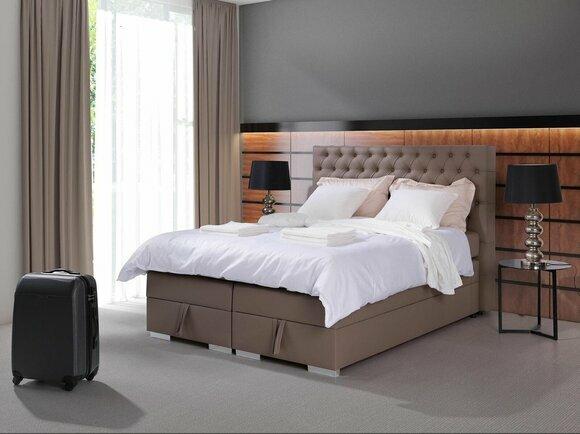 Boxspring Bett Doppel Betten Schlafzimmer Chesterfield Möbel 180x200cm