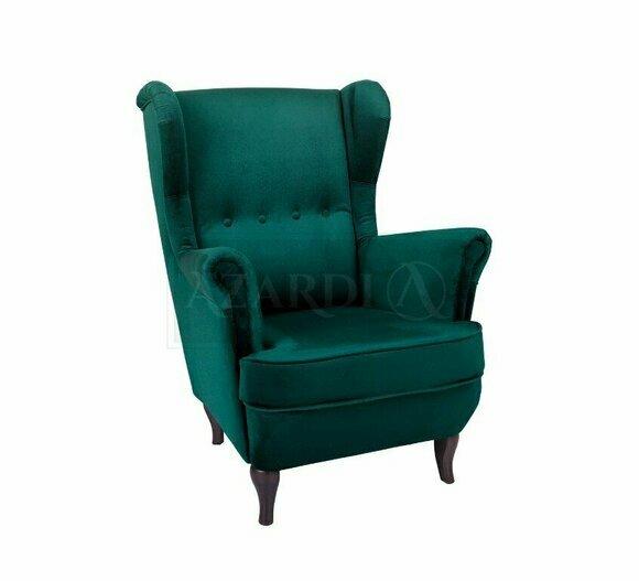 Ohrensessel Sessel Fernseh Design Polster Sofa Couch Chesterfield Textil