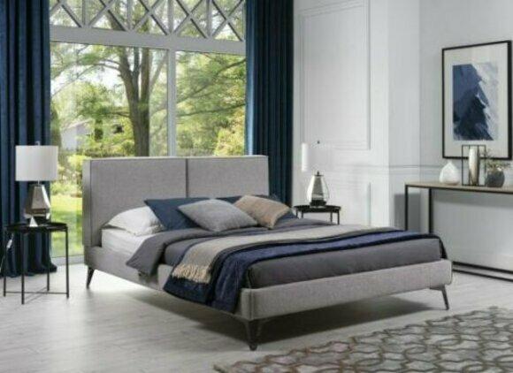 Designer Bett 180x200 Leder Textil Betten Doppel Schlaf Zimmer Luxus Ehe Hotel