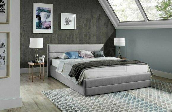 Designer Bett Schlafzimmer Betten Textil Leder Hotel Luxus Polster Sitz Stoff