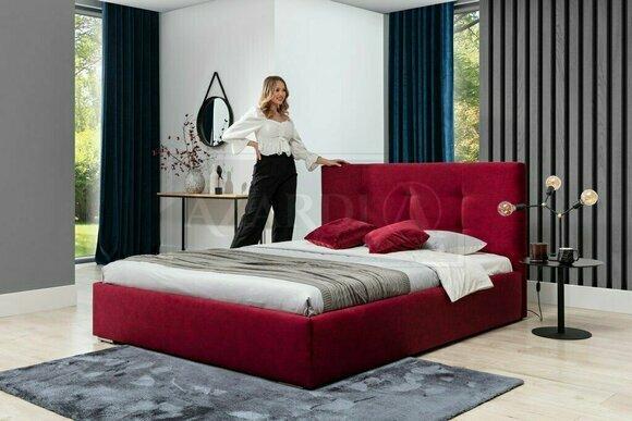 Polsterbett Betten Bett Polster Designer Hotel Doppel Luxus Design 180x200cm