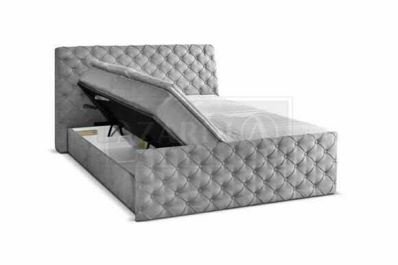 Chesterfield Hotel Doppel Leder Bett Schlafzimmer Polster Luxus Betten