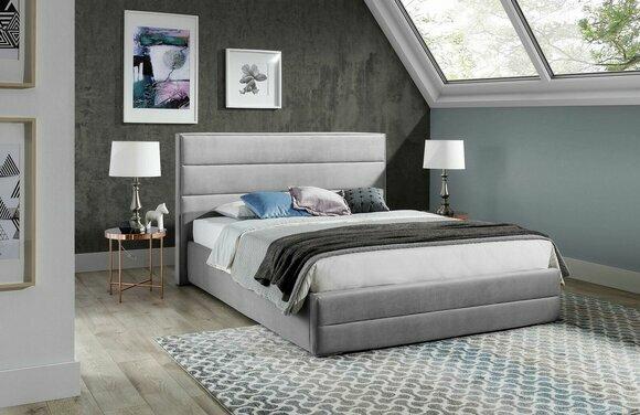 Designer Bett Textil Leder Hotel Metall Betten Doppel Schlaf Zimmer Bettgestell