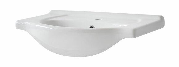 Keramik Waschtisch Waschbecken Einbau Becken Weiß Waschbecken