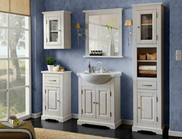 Badezimmer Waschbecken Badmöbel Set Badmöbelset 5tlg. Zimmer Design