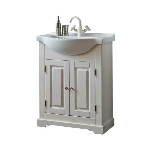 Waschbecken Waschtisch Keramik Becken Badezimmer Waschtische 66cm