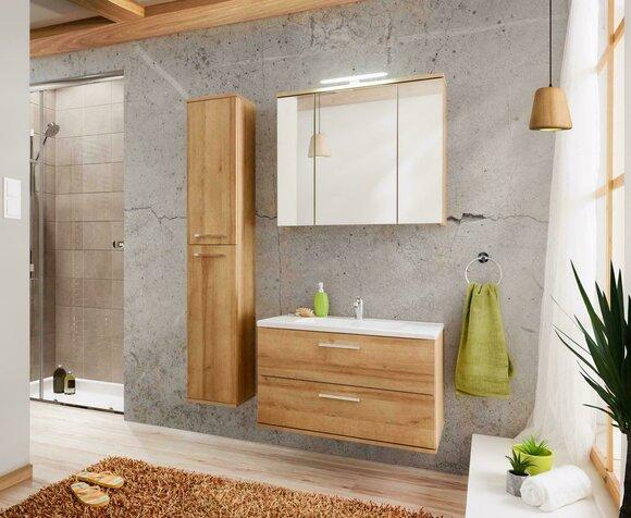 Design Badezimmer Möbel Bad Set Garnitur Schrank Waschbecken