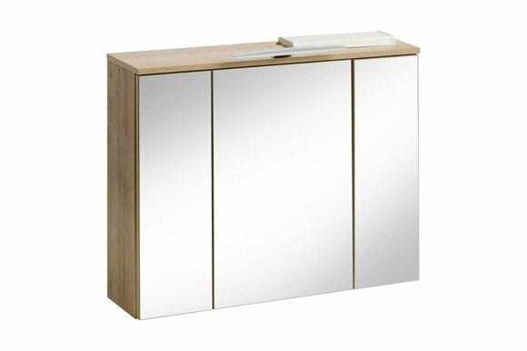 Spiegelschrank Wandschrank Badezimmerschrank mit Spiegel 80 cm LED