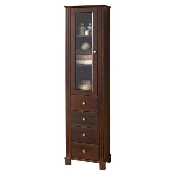 Hochwertiger Badezimmer Schrank Hochschrank Holz Badmöbel Luxus