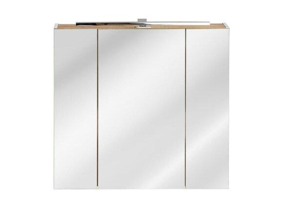 Spiegelschrank Wandschrank Badezimmerschrank mit Spiegel 80 cm LED