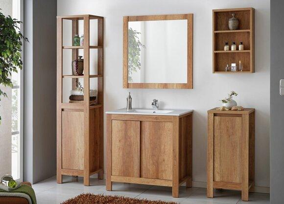 Design Badezimmer Möbel Bad Set Garnitur Schrank Waschbecken