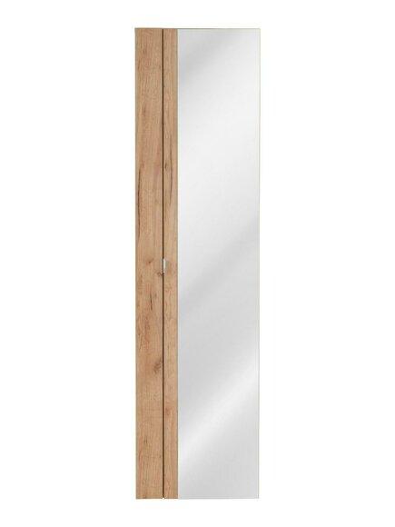 Hängeschrank mit Spiegel Badezimmerregal hoch Hänge Hochschrank