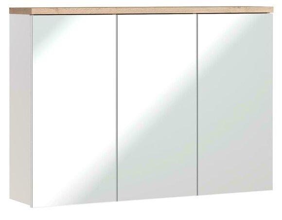 Spiegelschrank Wandschrank Badezimmerschrank mit Spiegel 100 cm Bad