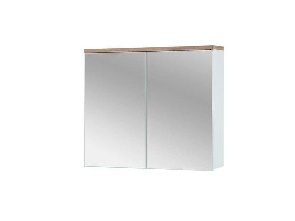 Spiegelschrank Wandschrank Badezimmerschrank mit Spiegel 80 cm Regal