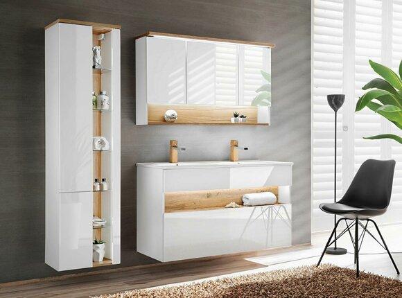 Badmöbel Set Badezimmer Waschbecken Badmöbelset 3tlg. Zimmer Design