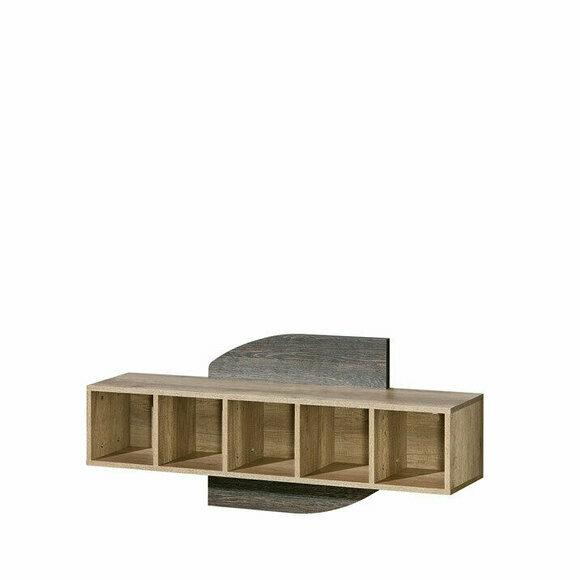 Wandregal Regal Bücherschrank Bücherregal Wohnwand Wohnzimmer Wand Regal Sofort
