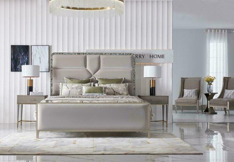 Schlafzimmer Luxus Bett Design Bett Betten 180x200cm Dubai Doppel Hotel