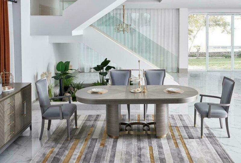 Design Stuhl Set 6x Luxus Stühle Sitz Polster Gruppe Lehnstuhl Set Garnitur