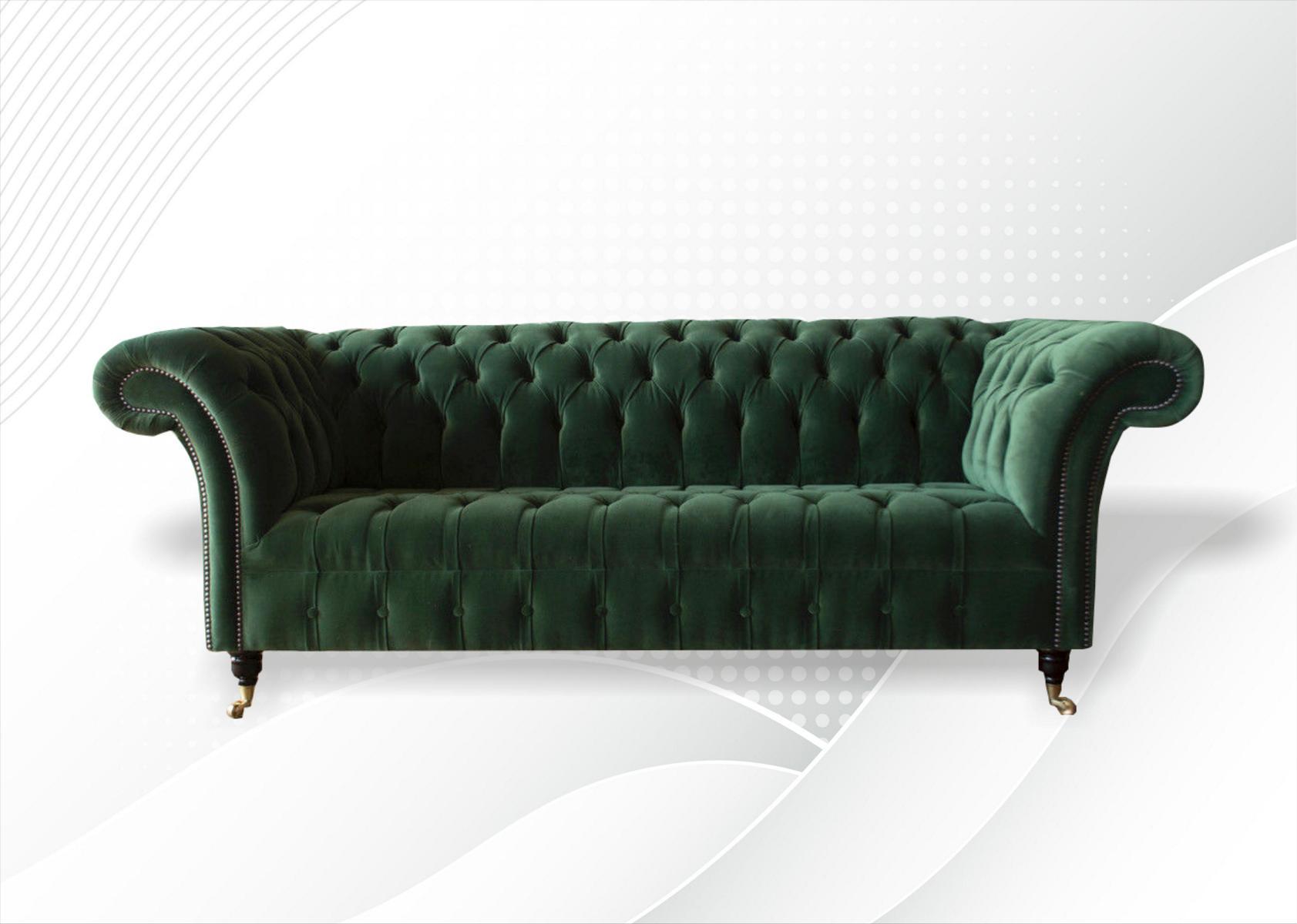 Chesterfield 3 Sitzer Sofas Polster Sitz Couch Sofa Garnitur Big Couchen