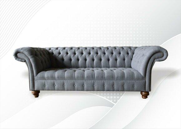 Dreisitzer Couch Polster Design Sofa Sitz Sofas Zimmer Grau