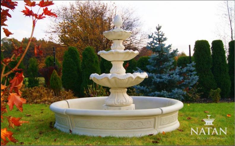 Zierbrunnen Springbrunnen Brunnen Deko Garten für Fontaine Teich 195cm SOFORT