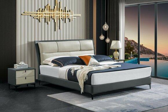 Bett Schlafzimmer Sets Designer Luxus Betten Komplettes Set 2x Nachttisch