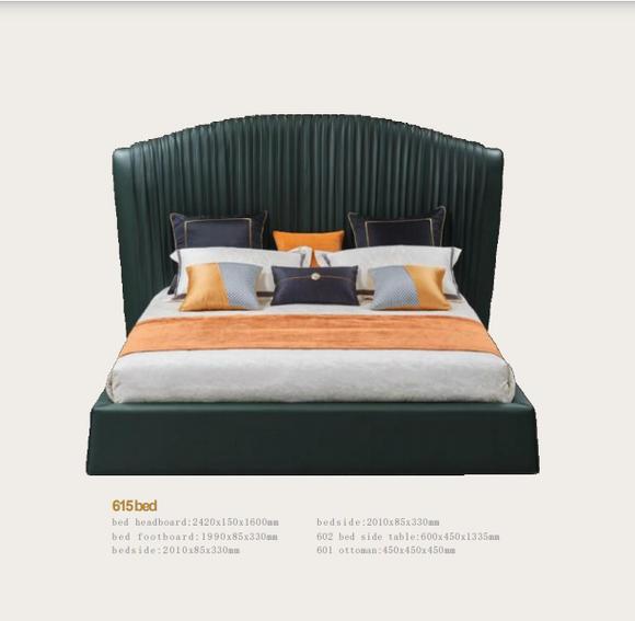 Bett Polster Design Luxus Doppel Betten Beige 180x200 Schlaf Zimmer