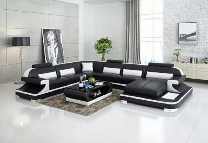 Design Couch Ecksofa Eckgarnitur Sofa Sofas Couchen Tisch 2tlg. Wohnlandschaft