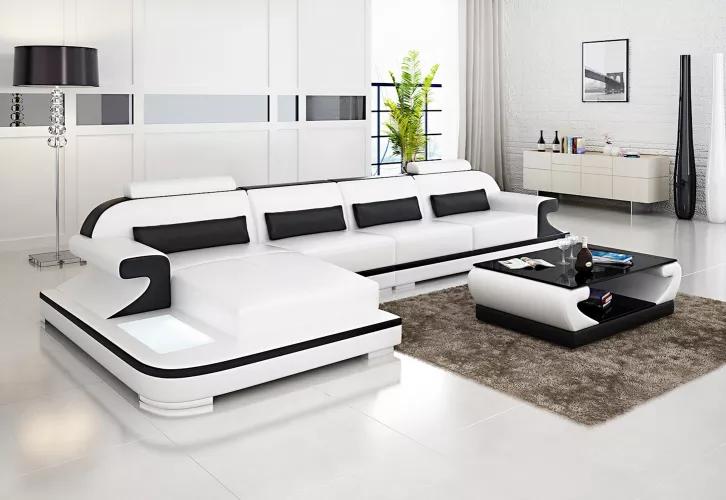 Eckcouch Ledercouch Wohnzimmer Sofa Polster Design Couchen Sofas Ledergarnitur
