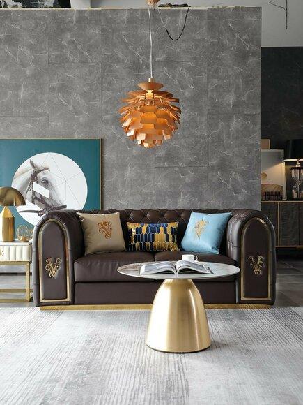 Dreisitzer Design Sofa 3 Sitzer Relax Sofas Polster Couch Sitz Chesterfield