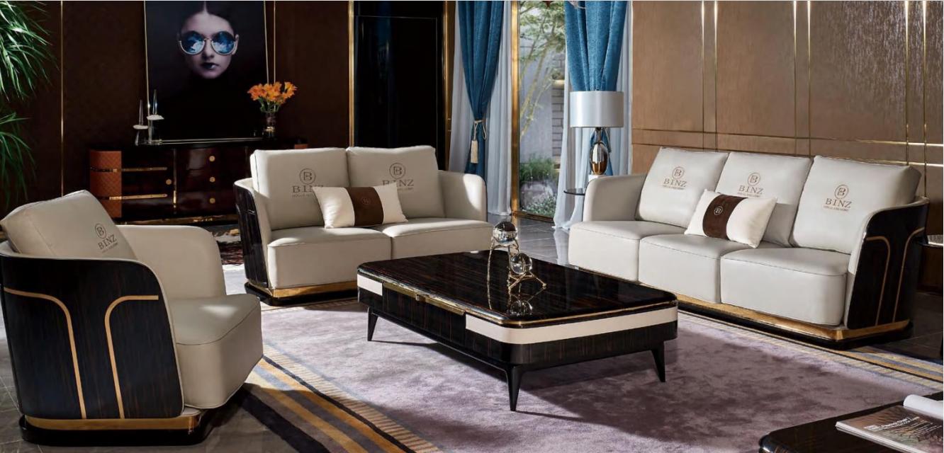 Sofagarnitur 321 Sitzer Set Design Sofa Polster Couchen Couch Modern