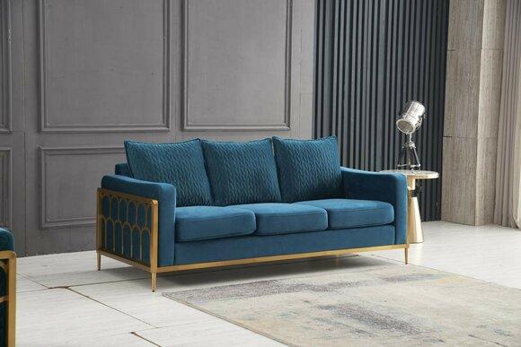 Dreisitzer Couch Polster Design Sofa Moderne Sitz Sofas Zimmer Möbel