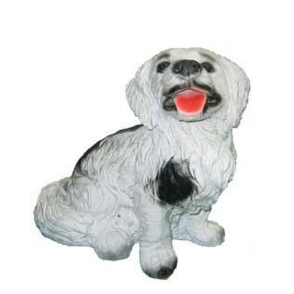 Hund Tier Deko Figur Statue Skulptur 37 cm FIguren Statuen Skulpturen Neu (A17)