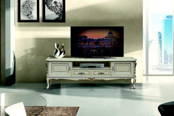 tv Lowboard rtv Luxus Schrank Tisch Wohnzimmer Holz Möbel Klassisches Low Side Board