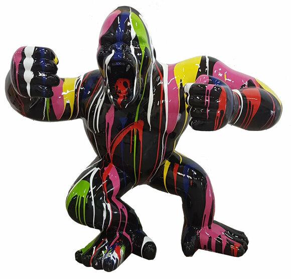 Designer Figur Statue Moderne Figuren Statuen Dekoration Deko Gorilla Garten Neu
