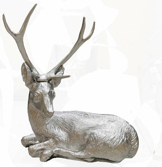 Designer Abstrakte Figur Moderne Figuren Dekoration Hirsch Garten