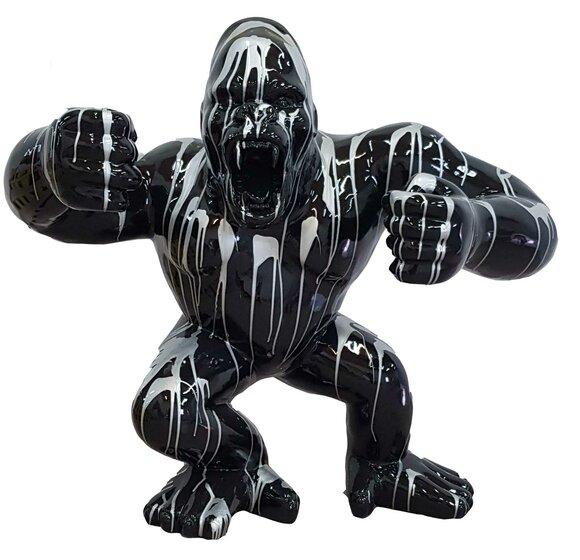 Designer Figur Statue Moderne Figuren Statuen Dekoration Deko Gorilla Garten neu